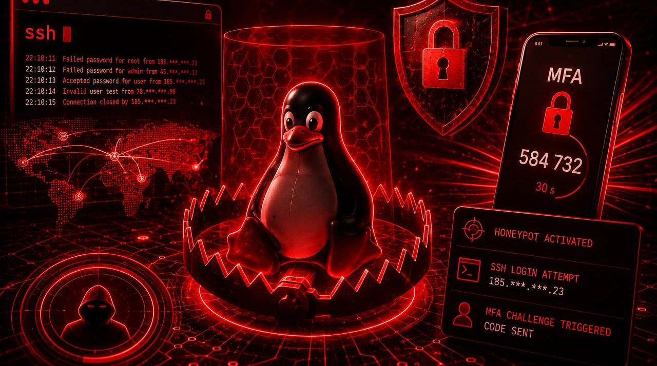 Cómo cazar hackers en tu SSH: puerto trampa, 2FA y cowrie